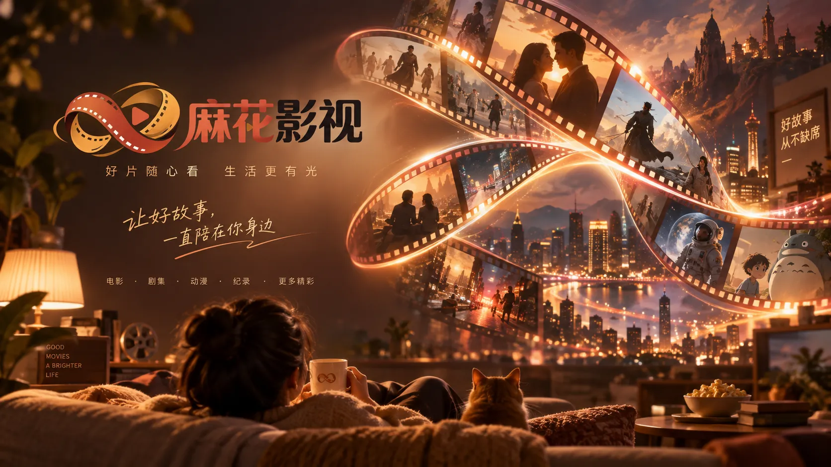 电影与剧集精选主题画面